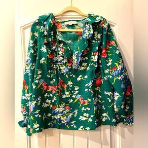 Loft floral blouse size M